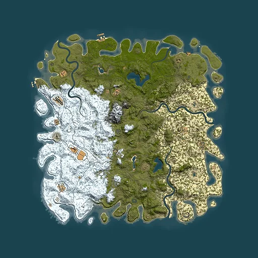 Rust map seed 1315740718, 6000x6000m top-down preview