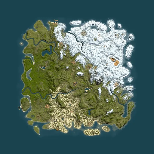 Rust map seed 1528299815, 6000x6000m top-down preview