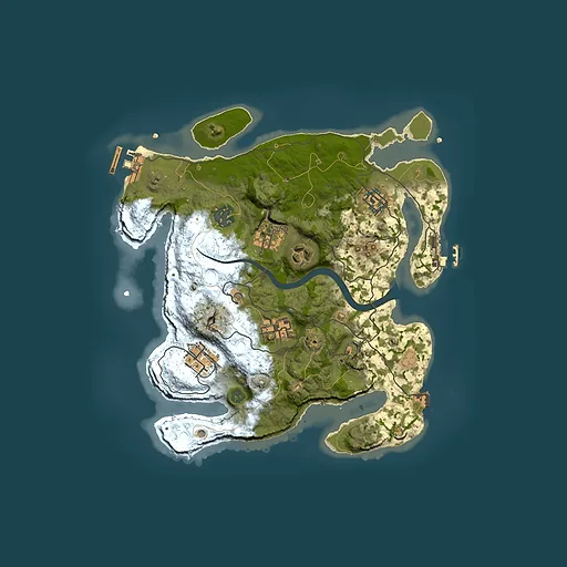 Rust map seed 524149764, 3000x3000m top-down preview