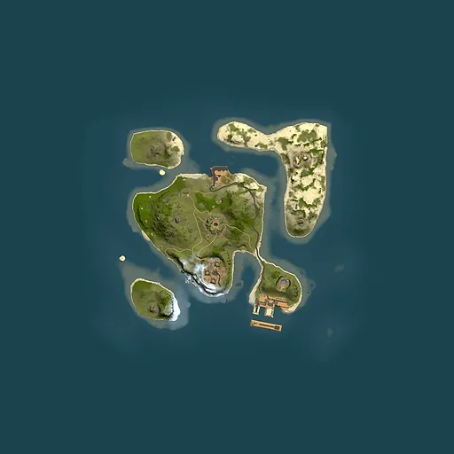 Rust map seed 1518076777, 2000x2000m top-down preview