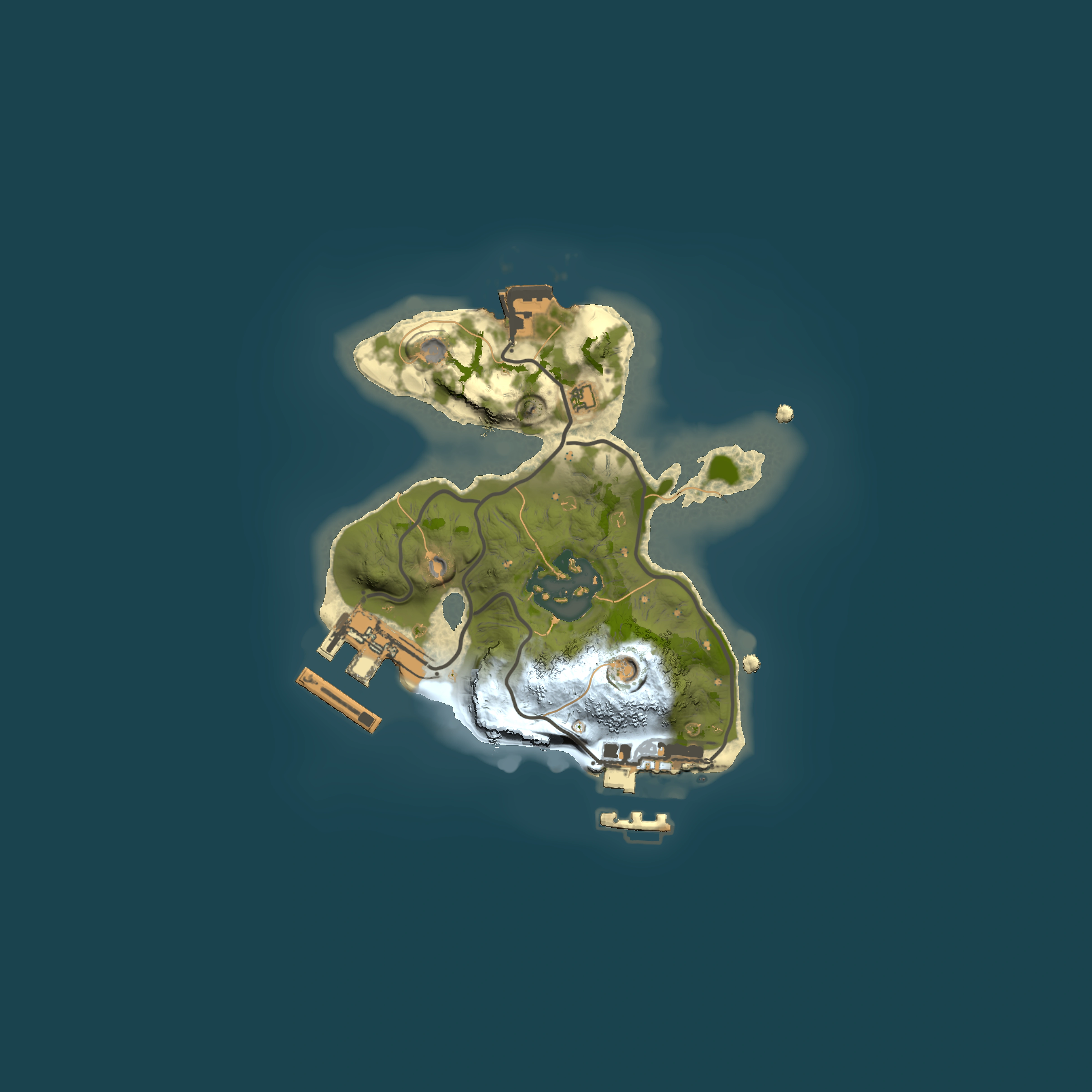Full top-down render of Rust map seed 936047831, 1500x1500m