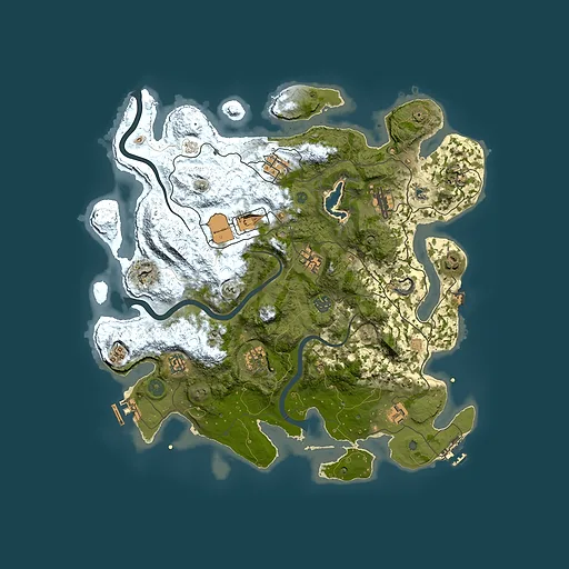Rust map seed 469265241, 4000x4000m top-down preview