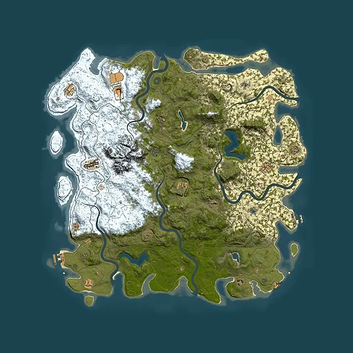 Rust map seed 2142627539, 5500x5500m top-down preview