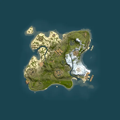 Rust map seed 1631813016, 2500x2500m top-down preview
