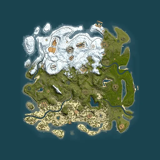 Rust map seed 1921906678, 4500x4500m top-down preview
