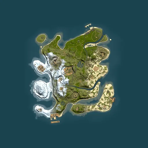 Rust map seed 507885026, 2500x2500m top-down preview