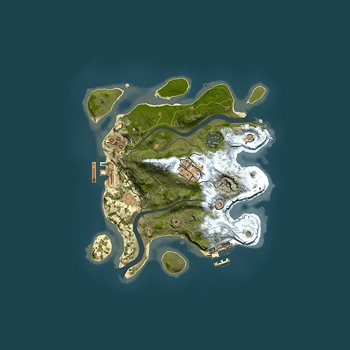 Rust map seed 1104411952, 2500x2500m top-down preview
