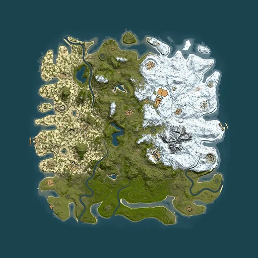 Rust map seed 315107895, 5500x5500m top-down preview
