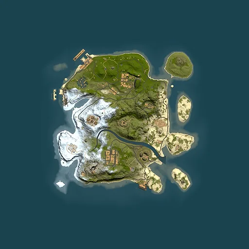 Rust map seed 1230579803, 2500x2500m top-down preview