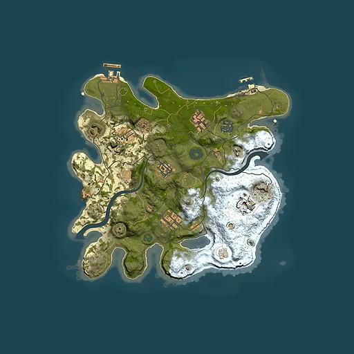 Rust map seed 970779106, 3000x3000m top-down preview