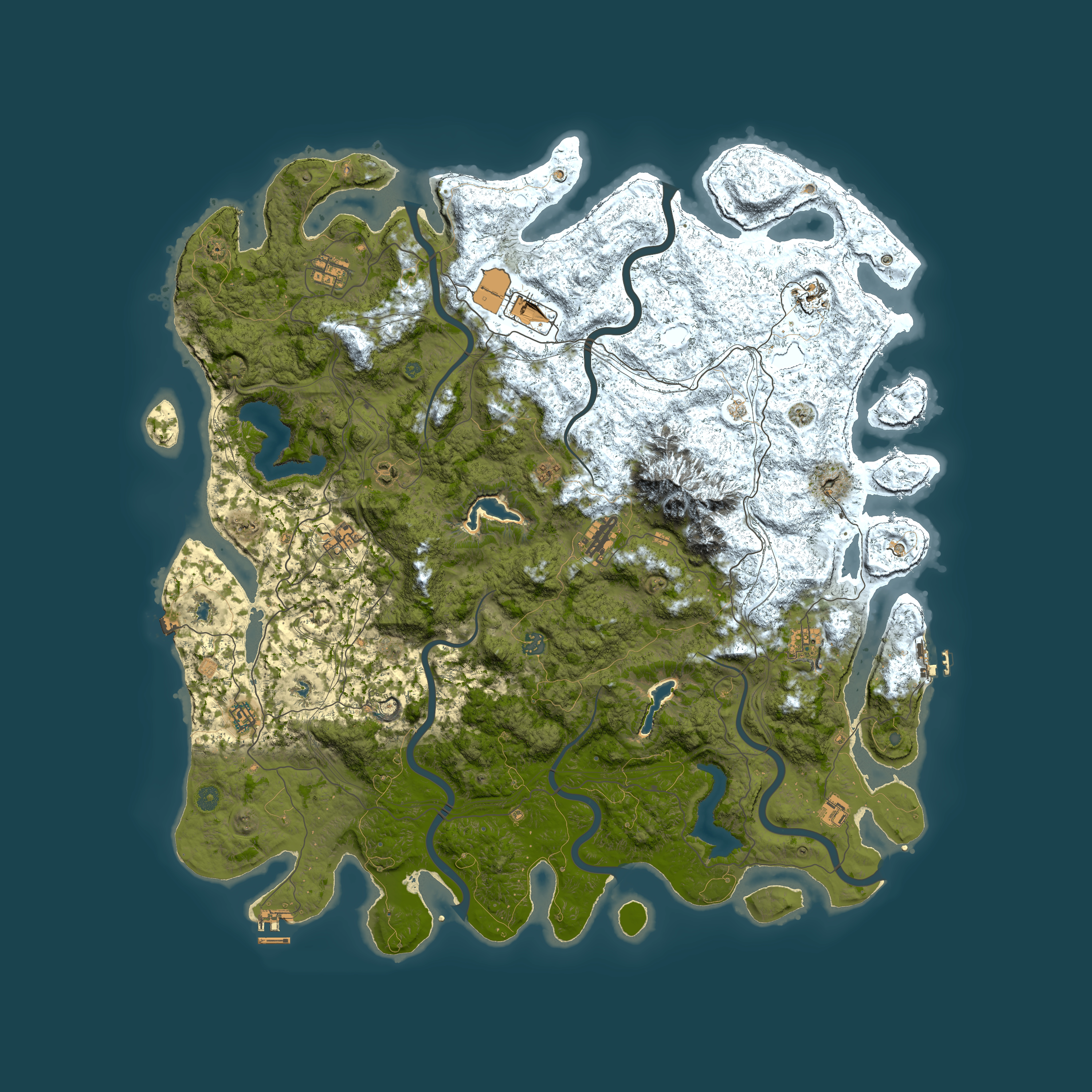 Full top-down render of Rust map seed 217963995, 5500x5500m