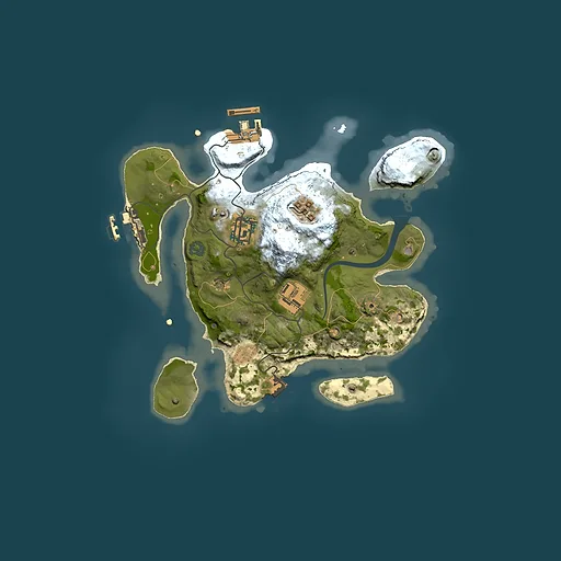 Rust map seed 1720760683, 2500x2500m top-down preview