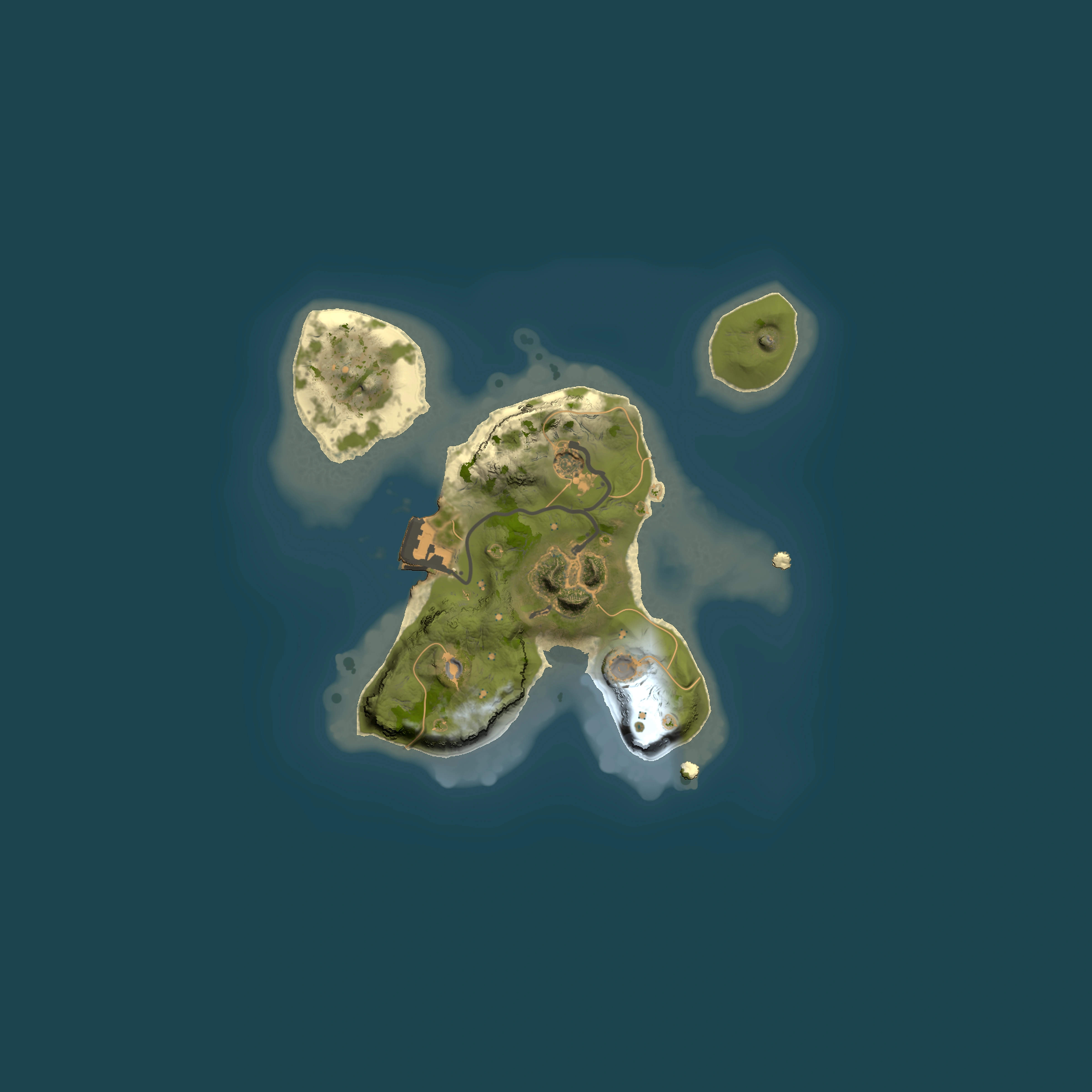 Full top-down render of Rust map seed 89990729, 1500x1500m