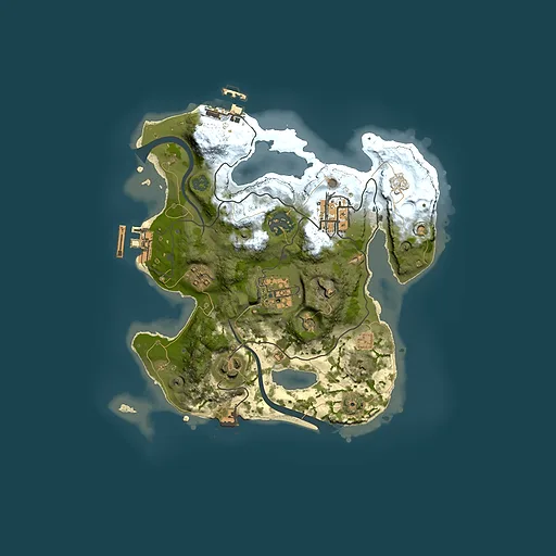 Rust map seed 802571492, 2500x2500m top-down preview