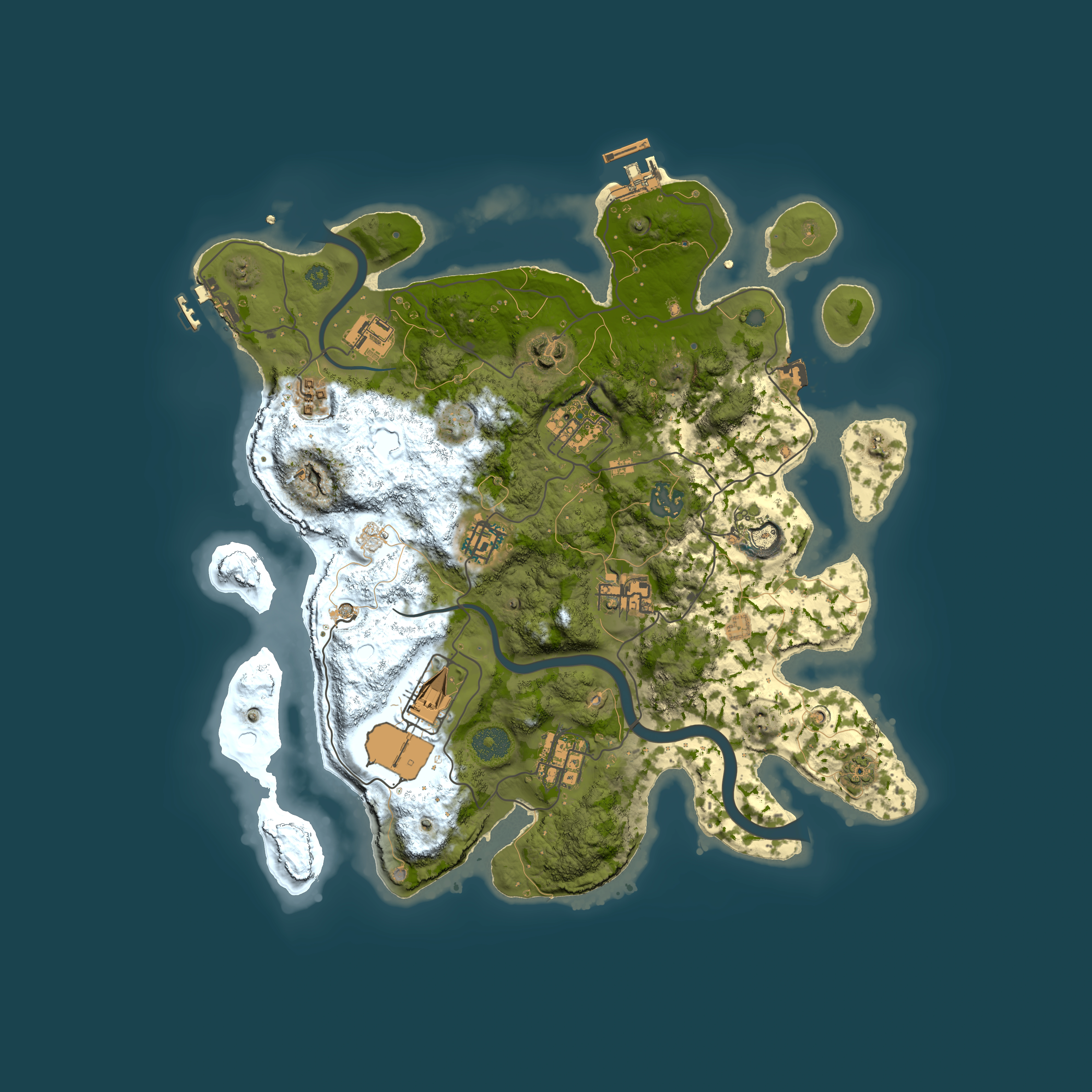 Full top-down render of Rust map seed 924586393, 3500x3500m