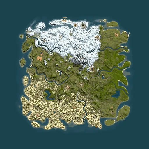 Rust map seed 1295760027, 6000x6000m top-down preview