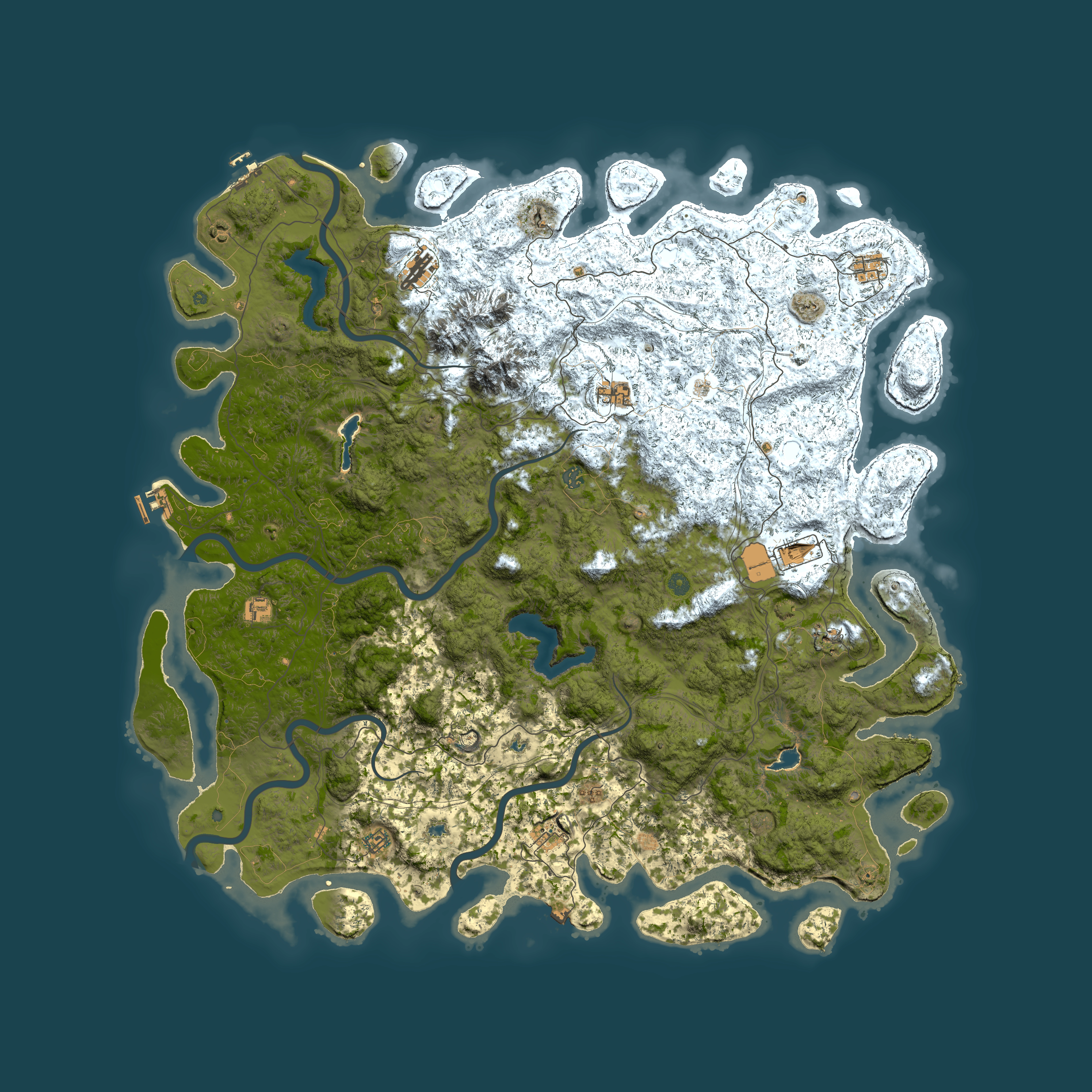 Full top-down render of Rust map seed 1544888662, 6000x6000m