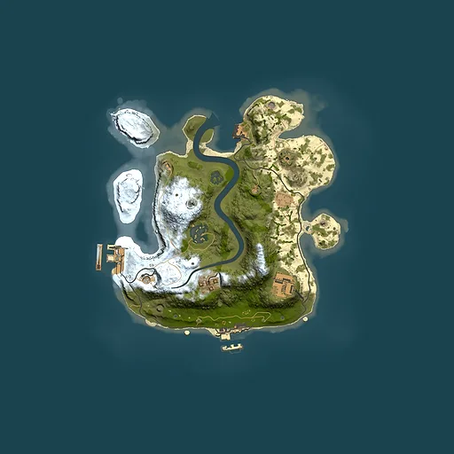 Rust map seed 1928120296, 2500x2500m top-down preview