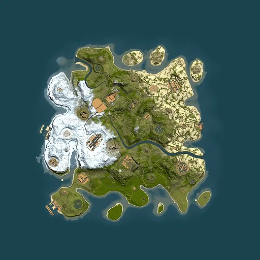 Rust map seed 1714649963, 3500x3500m top-down preview