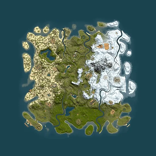 Rust map seed 843286902, 5000x5000m top-down preview