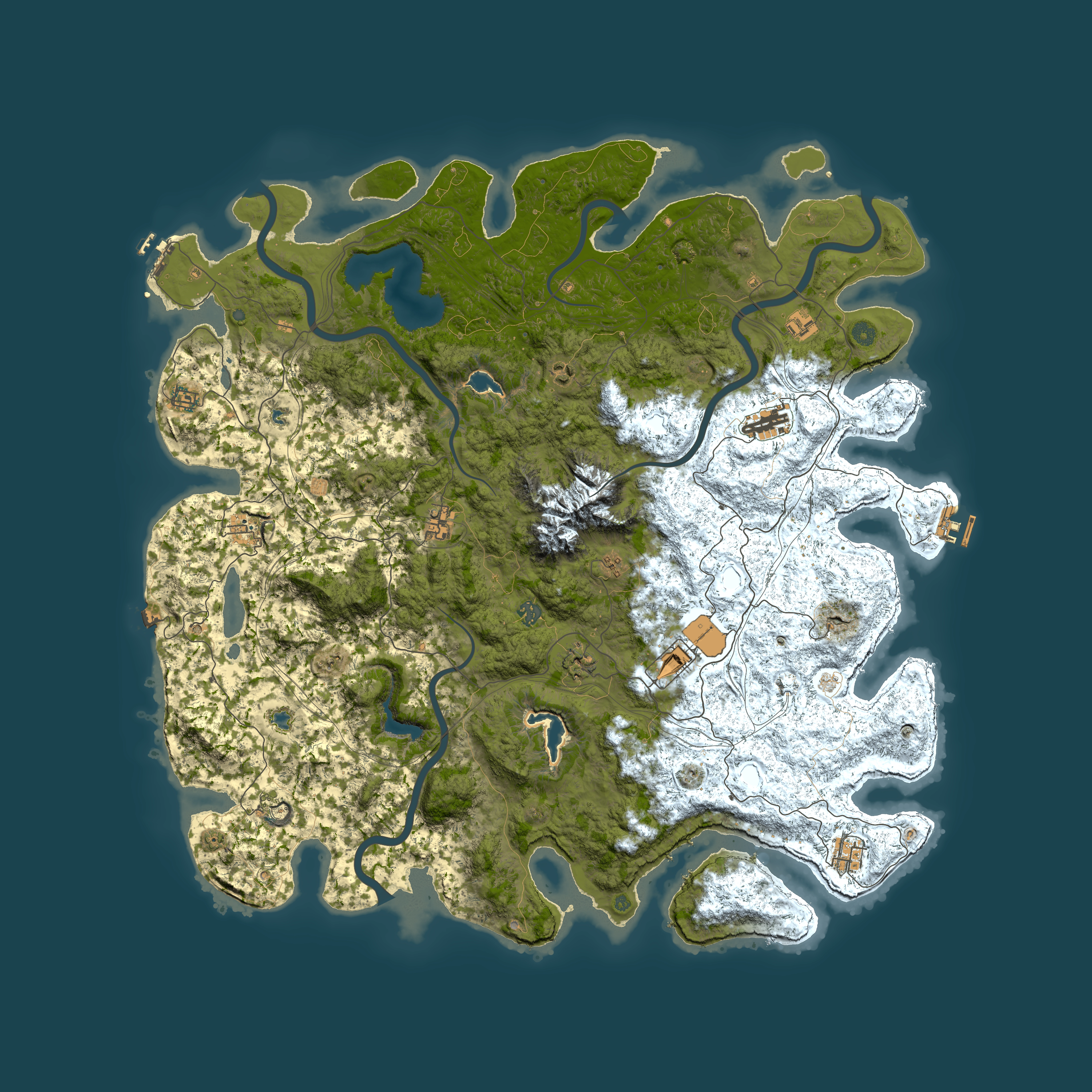 Full top-down render of Rust map seed 71553487, 5500x5500m
