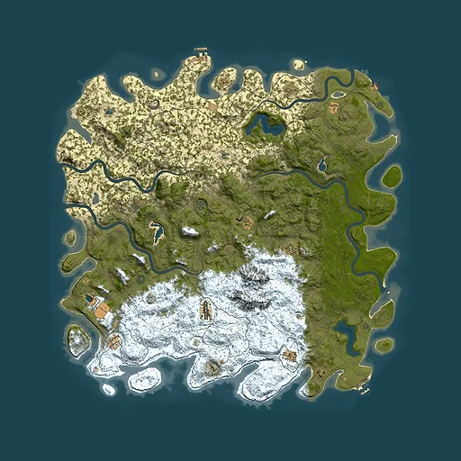 Rust map seed 655967698, 6000x6000m top-down preview