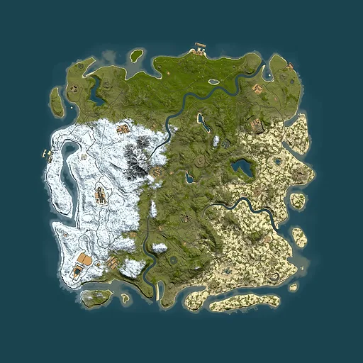 Rust map seed 1246631478, 5500x5500m top-down preview