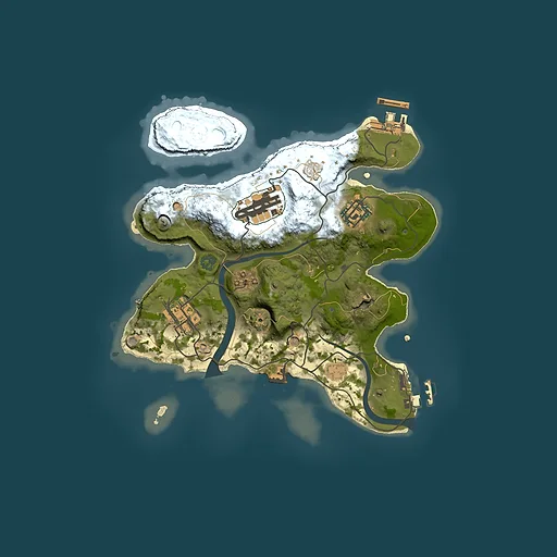 Rust map seed 1984065145, 2500x2500m top-down preview