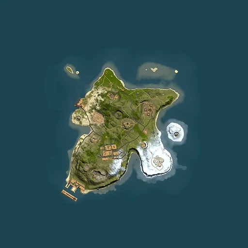 Rust map seed 1675641619, 2000x2000m top-down preview