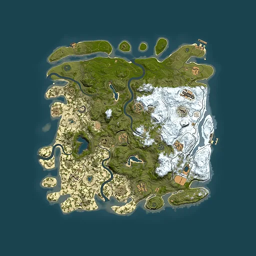 Rust map seed 1246824723, 4500x4500m top-down preview