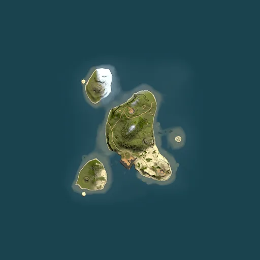 Rust map seed 665917761, 1500x1500m top-down preview
