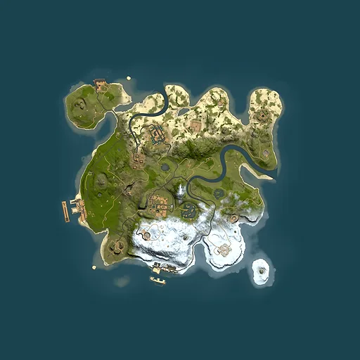 Rust map seed 50078049, 2500x2500m top-down preview
