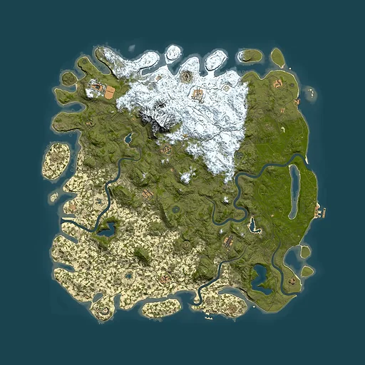 Rust map seed 1535365612, 6000x6000m top-down preview