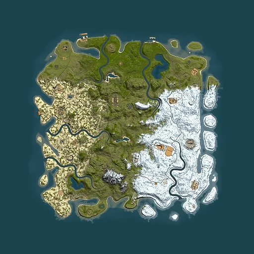 Rust map seed 859409056, 5500x5500m top-down preview