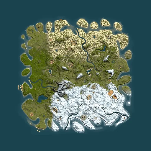 Rust map seed 1672805756, 5500x5500m top-down preview