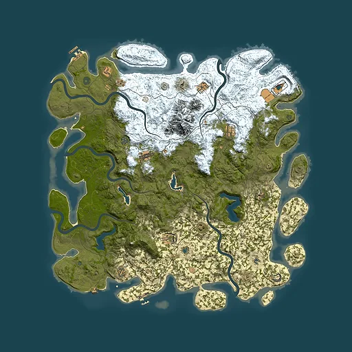 Rust map seed 971315045, 5500x5500m top-down preview