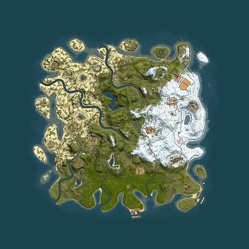 Rust map seed 1702834533, 4500x4500m top-down preview