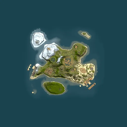 Rust map seed 1184534992, 2000x2000m top-down preview