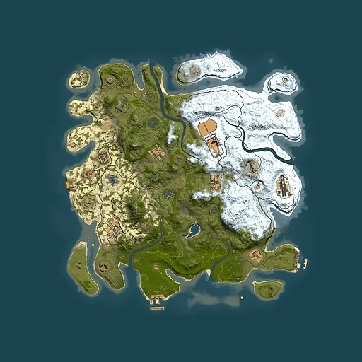 Rust map seed 1106700796, 4000x4000m top-down preview