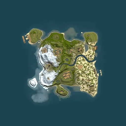 Rust map seed 141575413, 2500x2500m top-down preview