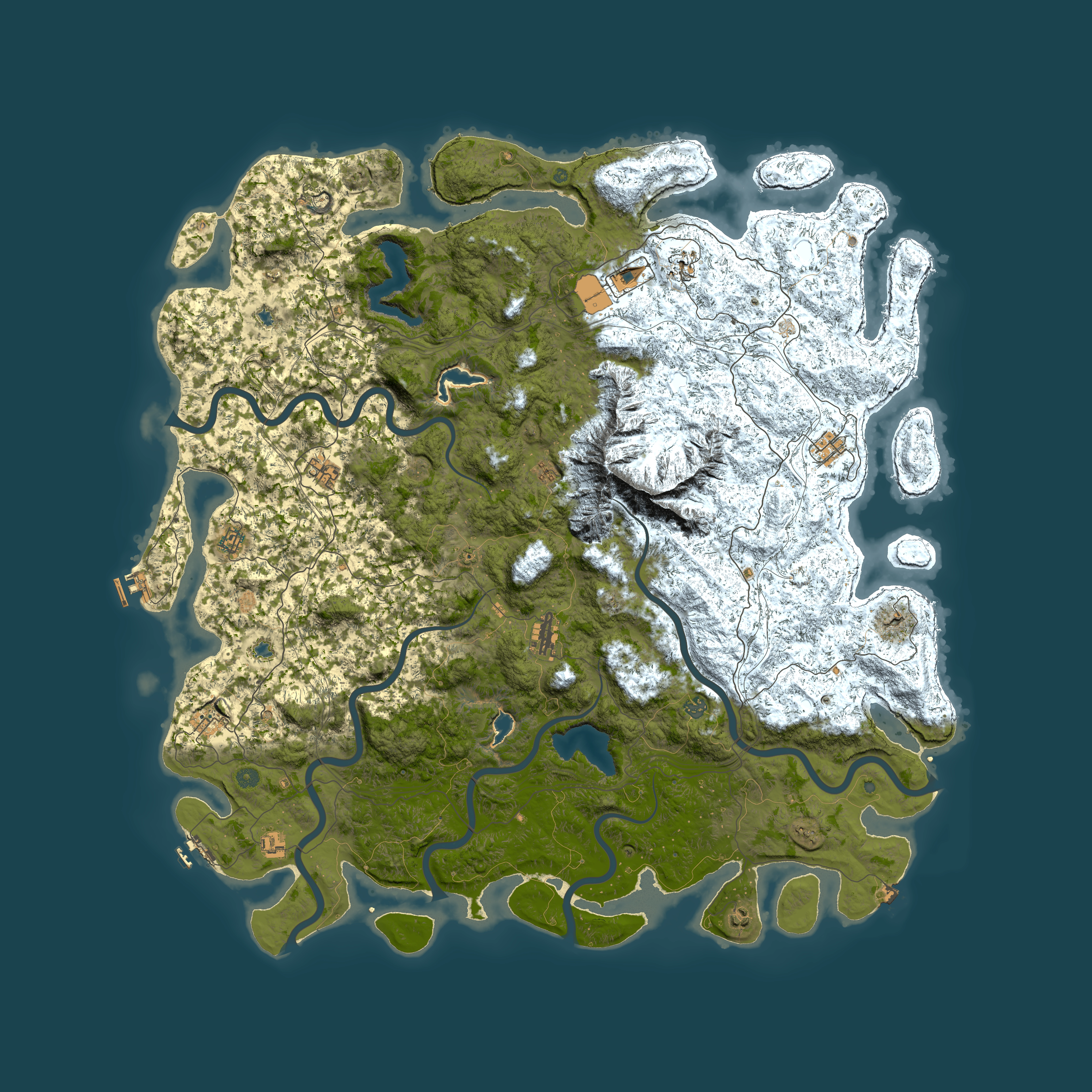 Full top-down render of Rust map seed 1849308941, 6000x6000m