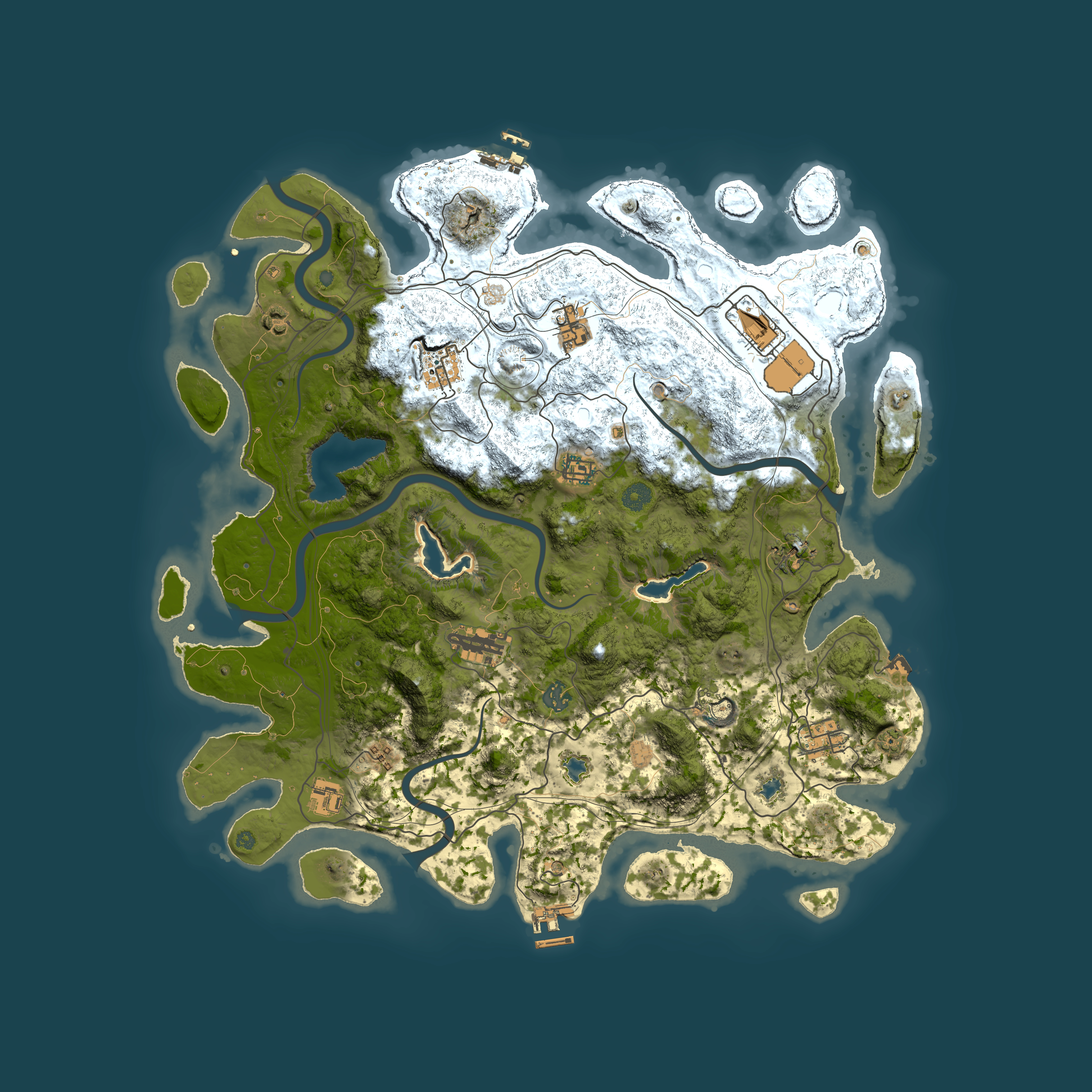Full top-down render of Rust map seed 1846986357, 4500x4500m
