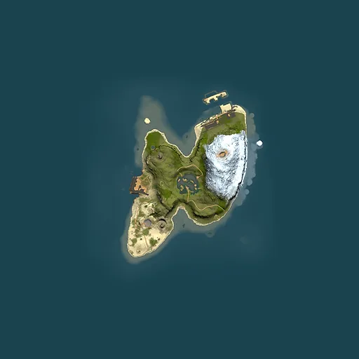 Rust map seed 89119550, 1500x1500m top-down preview