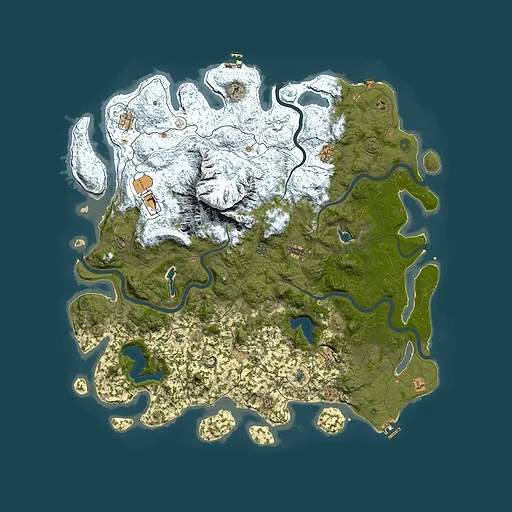 Rust map seed 1984749103, 5500x5500m top-down preview