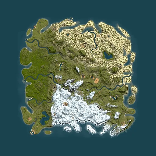 Rust map seed 82563409, 6000x6000m top-down preview