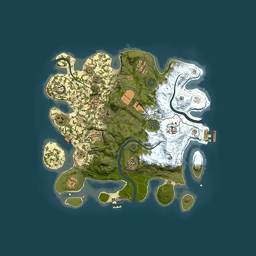 Rust map seed 1102482232, 3500x3500m top-down preview
