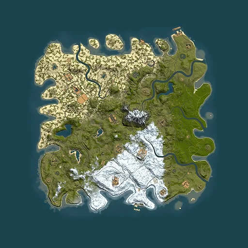 Rust map seed 959623221, 5000x5000m top-down preview