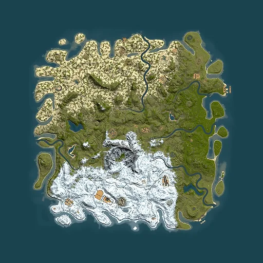Rust map seed 1520189520, 6000x6000m top-down preview