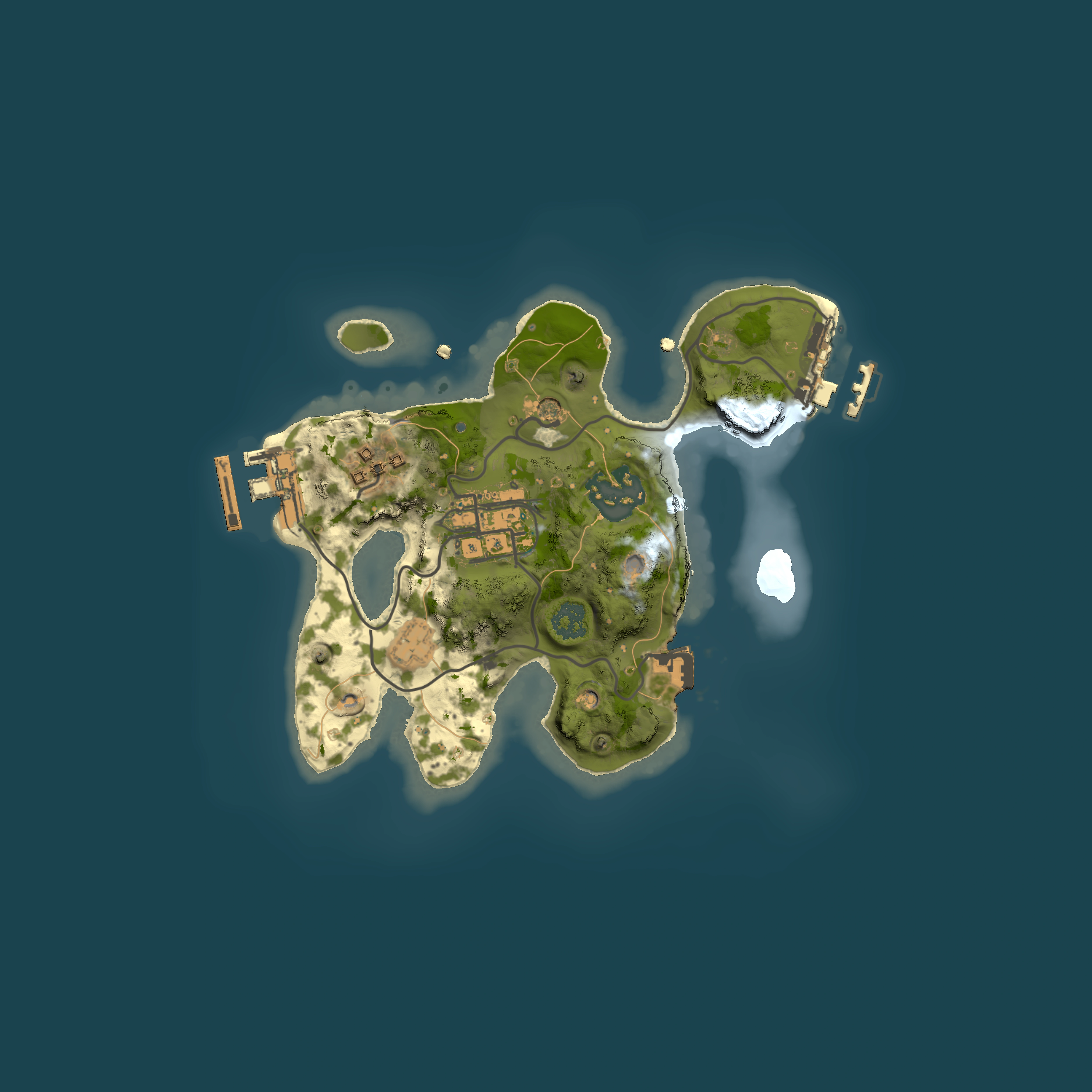 Full top-down render of Rust map seed 680122250, 2000x2000m