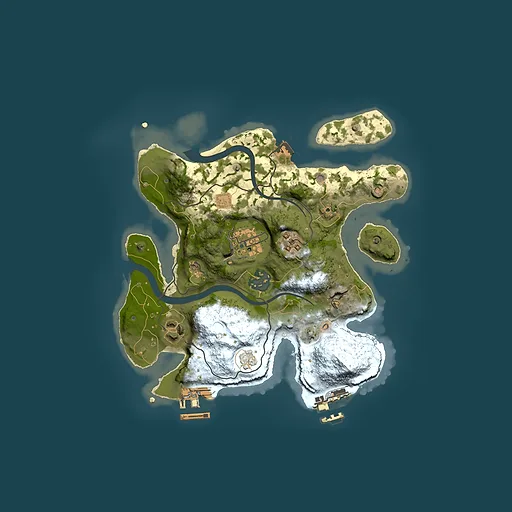 Rust map seed 453573991, 2500x2500m top-down preview